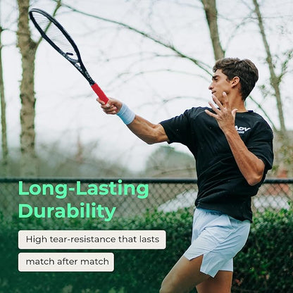 ADV Dry Tennis Overgrip Tape - 3, 12, 30, 60 Pack - FeltTac Tennis Racket Grip Tape - Ultra Absorbent Tennis Grip Tape - Comfort Tennis Racket Grips - Tennis Grips Overgrip
