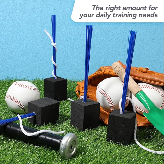 Shappy 24 Pieces Base Plug Baseball Base Plugs