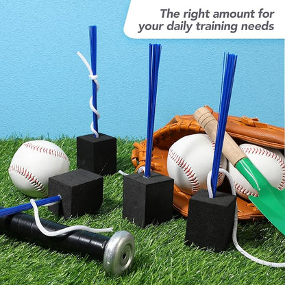 Shappy 24 Pieces Base Plug Baseball Base Plugs