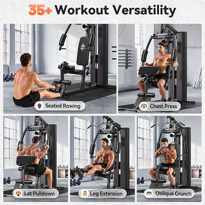Sportsroyals Home Gym 154LBS Weight