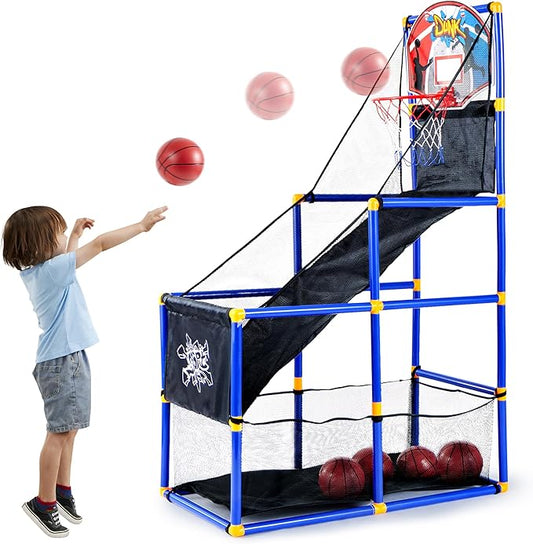 JOYIN Arcade Basketball Game Set with 4 Balls 3 to 12 Years