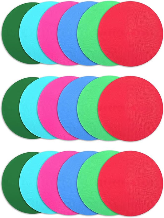 Poly Spot Markers 9 inch Non-Slip Rubber Agility