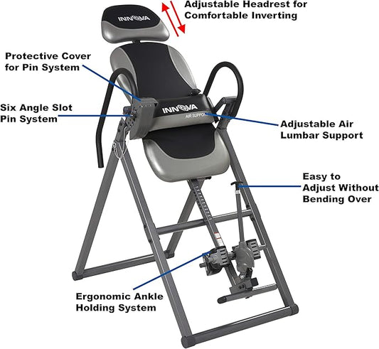 Innova ITX9900 Inversion Table with Air Lumbar Support