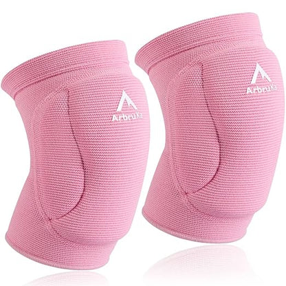 Volleyball Knee Pads for Girl Women, Knee Protector for Knee & Pain Relief. Calf Braces, Splints & Supports. Best Wide Knee supporter compression sleeve for Running Nurse Pregnant Pregnancy House Cleaner , Worker , Weight lifting , Dancer (Small)