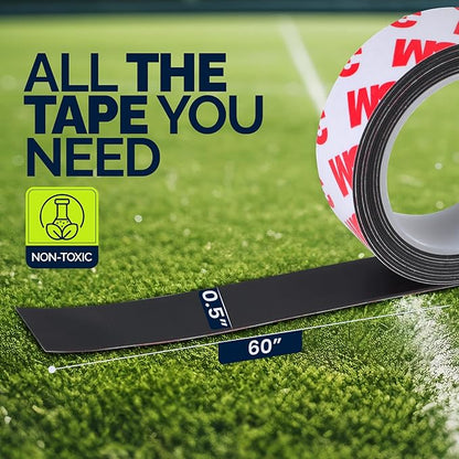 PRO-Grade Weighted Tungsten Tape for Pickleball Paddles, Tennis Rackets or Golf Clubs | Non-Toxic | 60inches