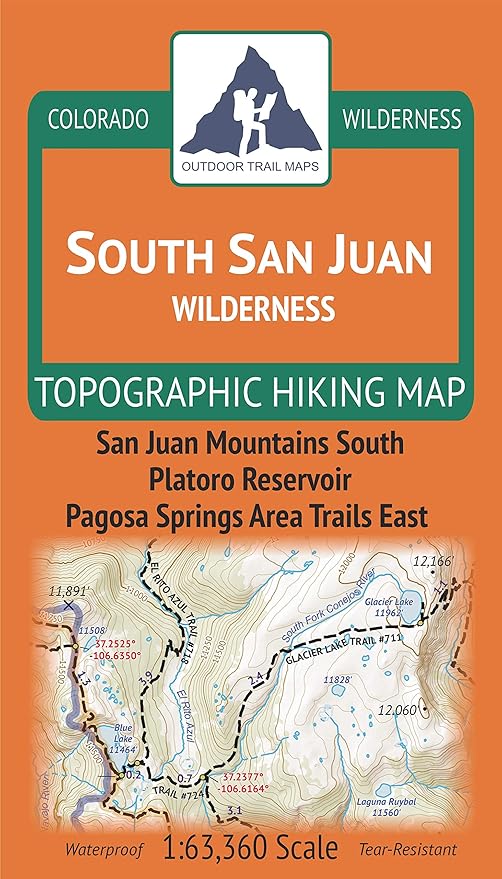 South San Juan Wilderness - Colorado Topographic Hiking (2019)