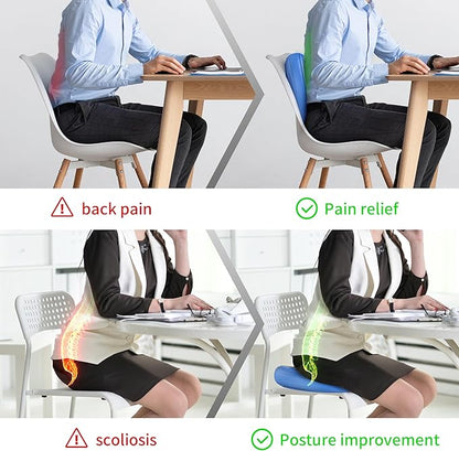 Inflated Wobble Cushion,Dyna Disc,Circular Non-slip Texture for Comfortable Sitting,Wiggle Seat to Improve Posture, Fitness, Stability for Sensory Kids Adults,Balance Seat with Pump for Core Strength