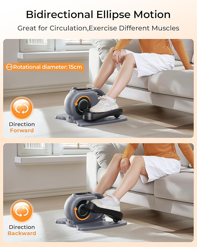 Under Desk Elliptical 10 Adjustable