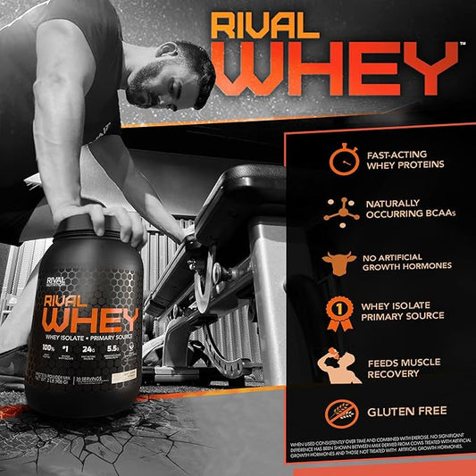 Rival Nutrition Rival Whey- Rich Chocolate 5lbs.