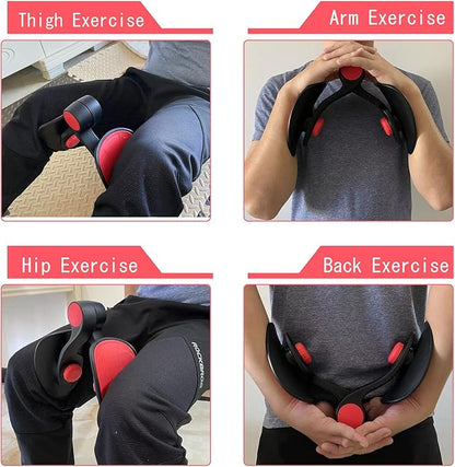 Thigh Master Hip Trainer Kegel Exerciser, Pelvic Floor Trainer for Postpartum Rehabilitation, Inner Thigh Trimmer, Toner Workout