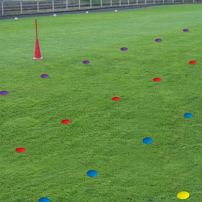Spot Markers,9 Inch Anti-Slip Agility Spots Markers,10 Pcs
