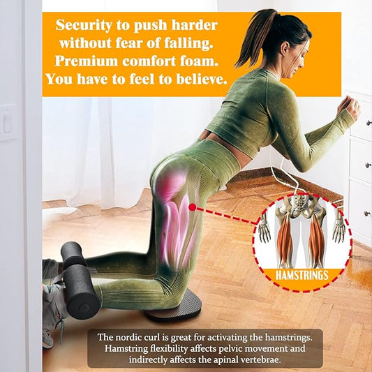 VAIIO Get Stronger Anywhere with Adjustable Nordic Hamstring 5s Setup, 450lb Capacity