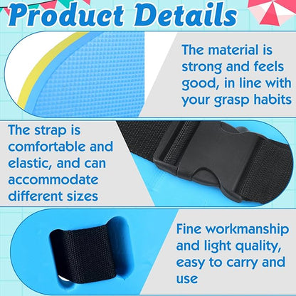 8 Pcs Water Aerobics Set Including Exercise Foam Dumbbells Aquatic Swim Belt Pull Buoy Swim Kickboard Sport Gloves Water Weights Equipment for Aquatic Fitness Weight Loss Fitness Tool