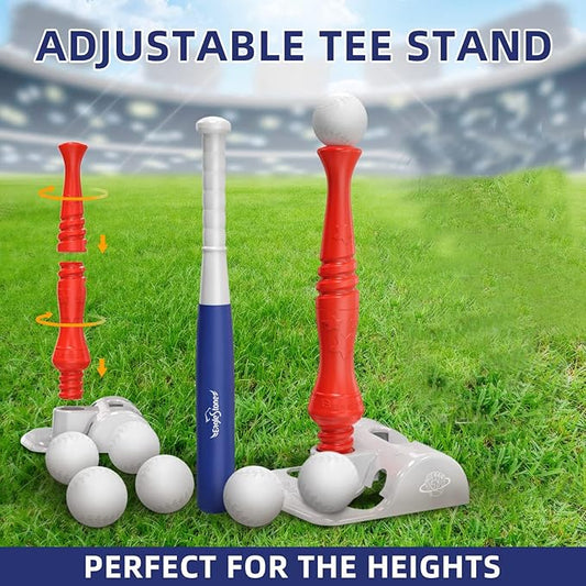 EagleStone T Ball Sets for Kids 3-5 5-8, Tee 6 Large 3-12 Years