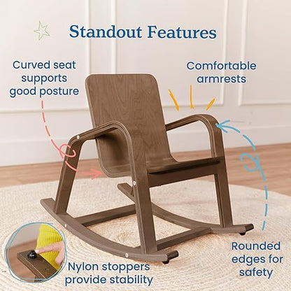 ECR4Kids Bentwood Rocking Chair