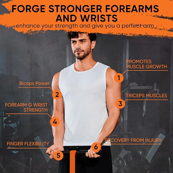 Forearm Strengthener and Wrist Roller 43.3 inch 51.2 inch