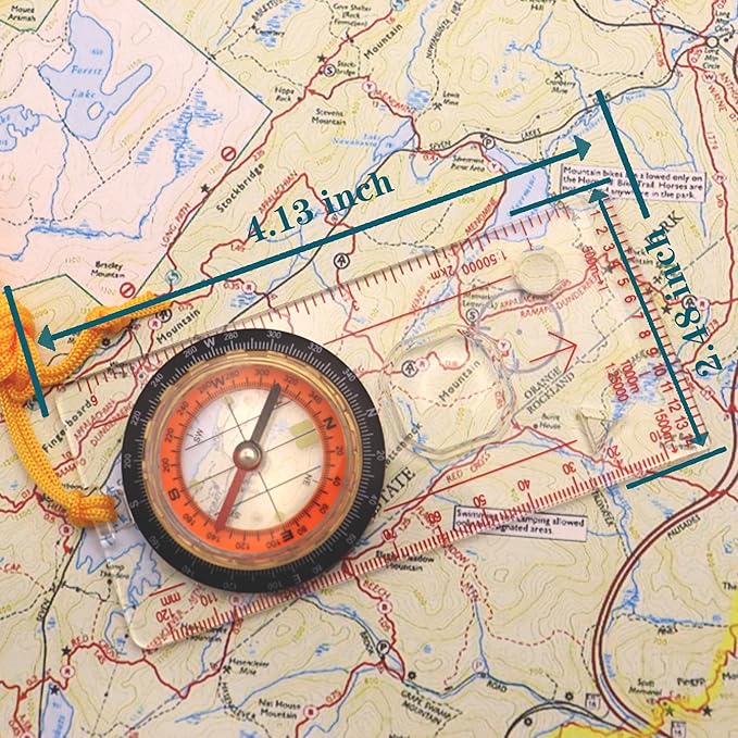Orienteering Compass Hiking Survival Navigation Compass