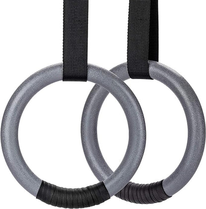 PACEARTH Gymnastic Rings 1100lbs Capacity with 14.76ft Adjustable