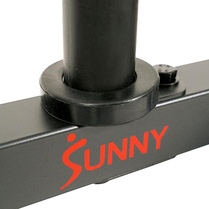 Sunny Health & Fitness Multi-Weight Storage Rack Stand for Dumbbells, Kettlebells, Olympic Weight Plates, Barbell, Medicine Ball