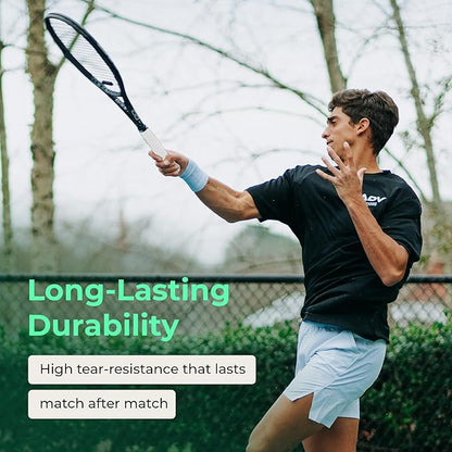 ADV Dry Tennis Overgrip Tape - 3, 12, 30, 60 Pack - FeltTac Tennis Racket Grip Tape - Ultra Absorbent Tennis Grip Tape - Comfort Tennis Racket Grips - Tennis Grips Overgrip