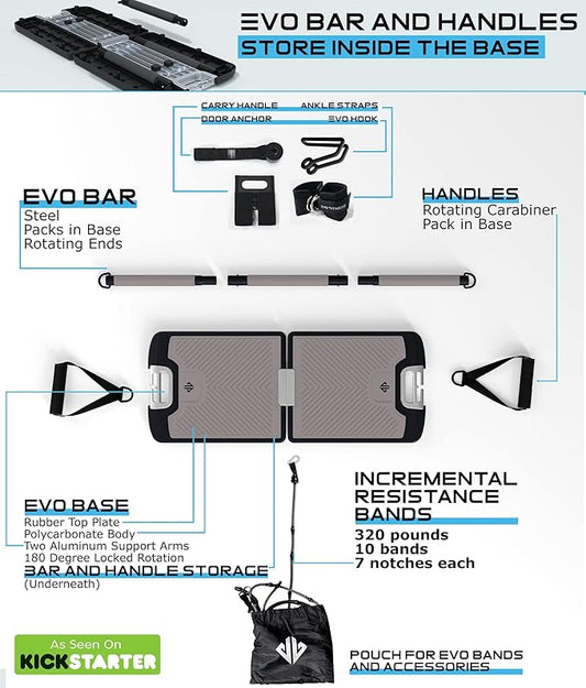 EVO Gym - Portable Home Gym Strength Training Equipment