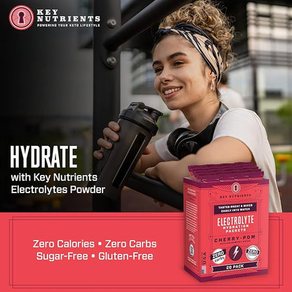 KEY NUTRIENTS Electrolytes Cherry Pom 20's
