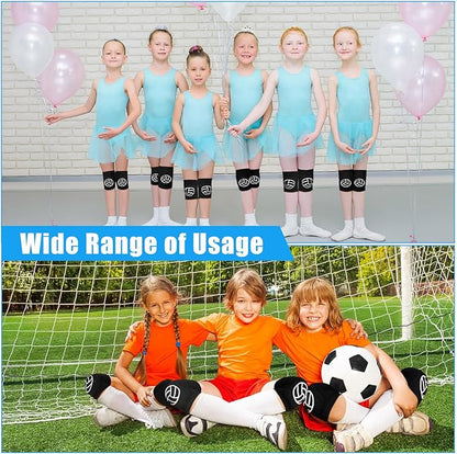Leyndo 3 Pairs Volleyball Knee Pads for Kids Soft Breathable Non Slip Dance Knee Pads Collision Avoidance Knee Brace for Youth Girls Boys Dance Yoga Running Workout