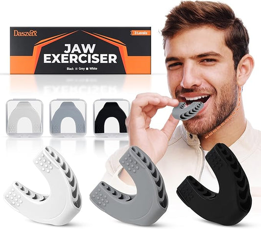 DASZERX® Sports Jaw Exerciser for Men & Women 4 Resistance