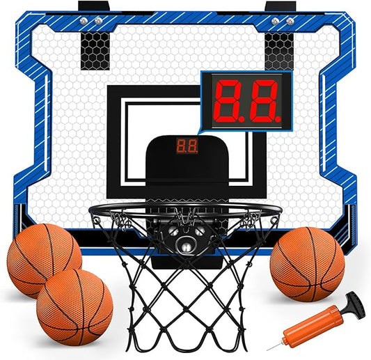 Mini Basketball Hoop Indoor with Scoreboard 3 Balls