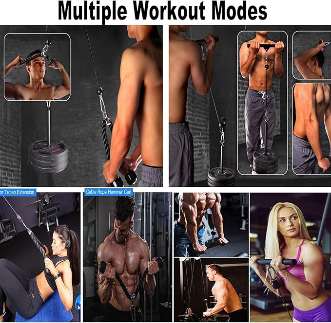 Weight Cable Pulley System Gym Professional Home Gym
