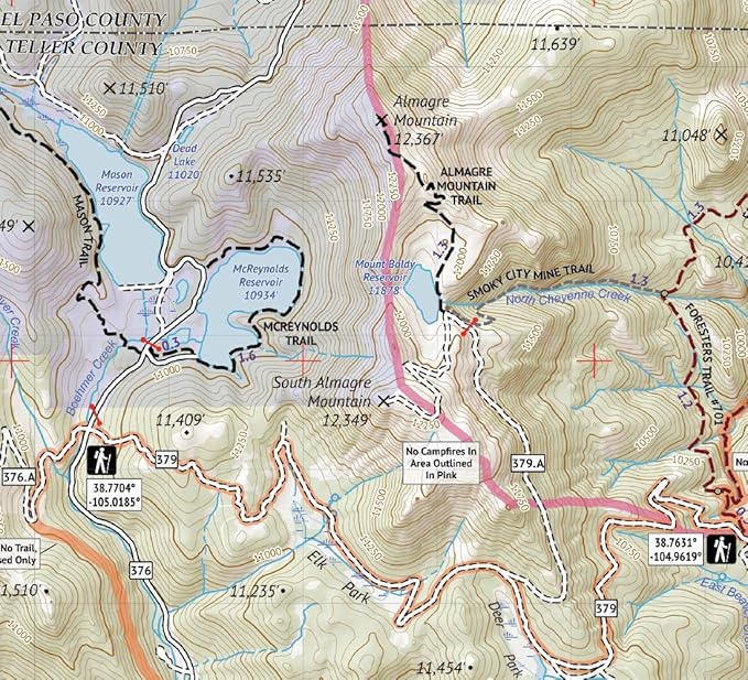 Outdoor Trail Maps Pikes Peak and Colorado Springs (2020)