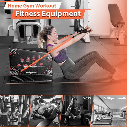BODYRHYTHM Multi-Functional Total Body Workout Box for Hip Thrust