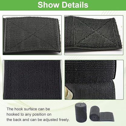 Belt For Belly Body Straps Elastic Bandage Bands Wraps For Slimming Beauty Machine Spare Parts 4.93Inch Wide 5 Pieces Per Set For Body Shape Machine Elitzia ETMW919W (2 Straps)