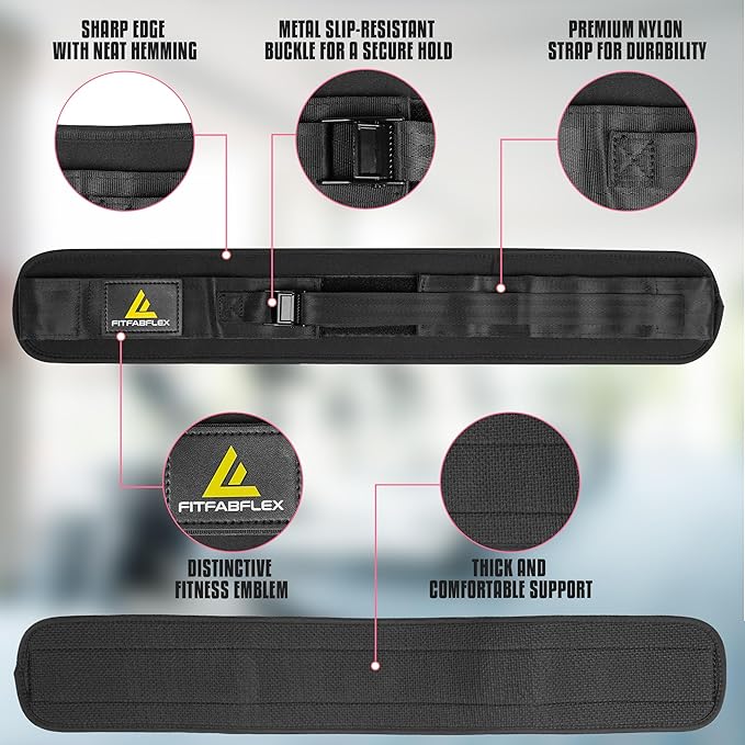 Exercise Hip Thrust Belt for Weights, Glute Workout Equipment, Adjustable Hip Thrust Belt for Dumbbells, Glute Trainer for Home Workouts with Extra Padding, Booty Builder
