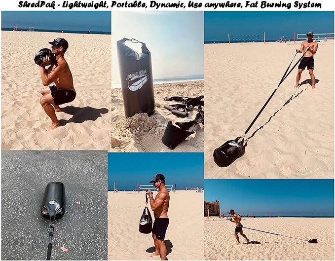 Resistance Training Sled - Weight Sled Harness & 3X The 4-Piece Kit