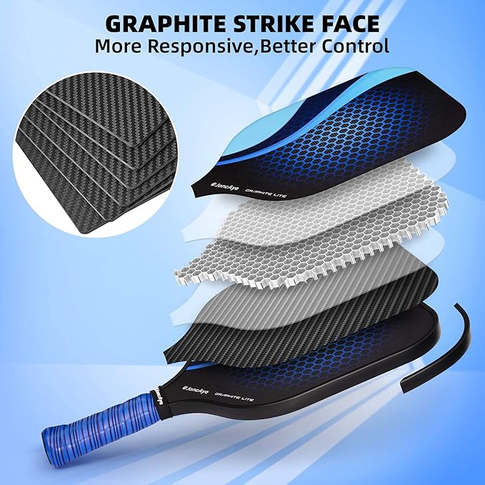 JoncAye Pickleball-Paddles-Set of 4 or 2 Rackets