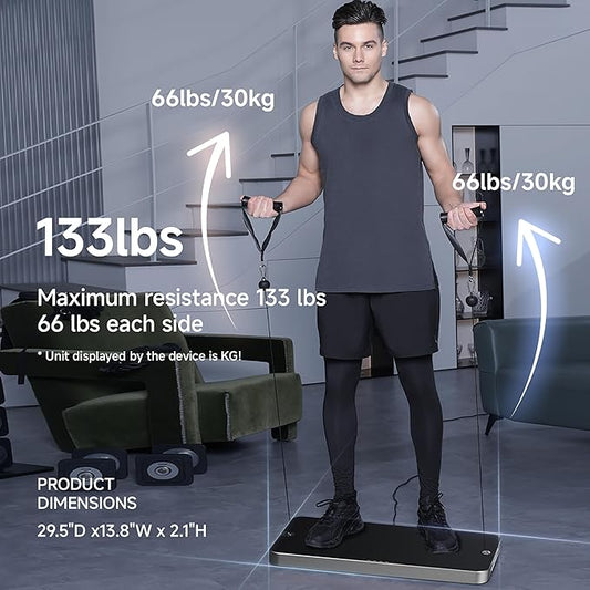 P1 Lite Ultra-Thin Smart Home Gym 133 lbs 4 Modes