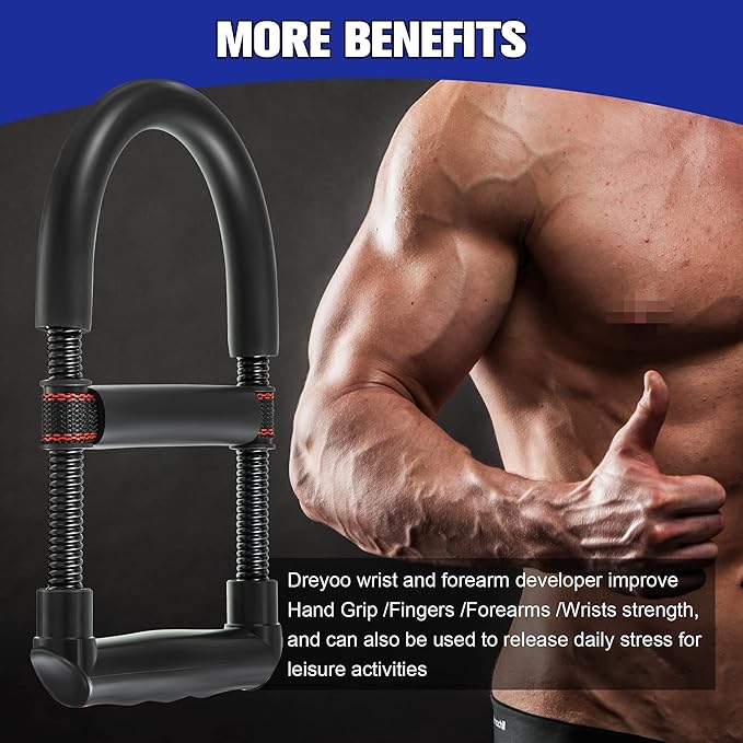 Dreyoo 2 Pack Wrist and Forearm Strengthener