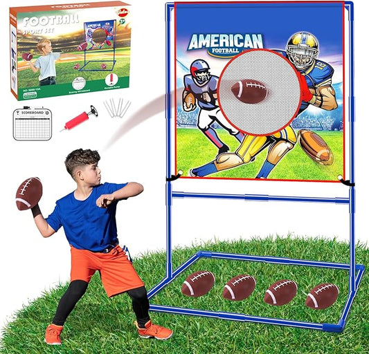 VATOS Football Toss Target Games with 4 Inflatable