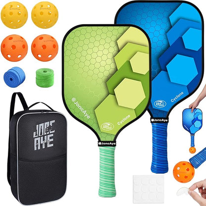 JoncAye Pickleball-Paddles-Set of 4 or 2 Rackets