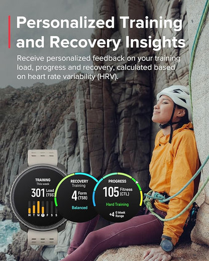 SUUNTO Vertical GPS Sports Watch, Premium Adventure Watch w/1.4 inch Touchscreen & 95+ Training Workout Analysis, Heart Rate & Sleep Tracking, 60-Day Battery Life, Dual-GNSS, Free Offline Maps, Ruby