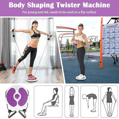 Waist Whisper Waist Twisting Disc with 3 Sport Headbands