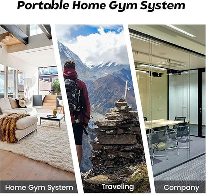 Wavar Portable Home Gym System: Large Compact Push