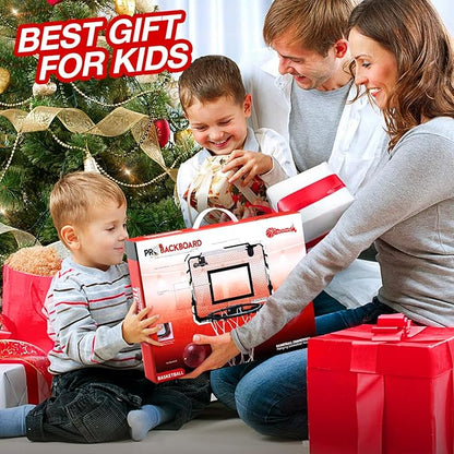 Hommtina Basketball Hoop Indoor Mini Basketball Hoop 3 Balls,