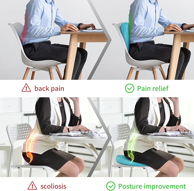 Inflated Wobble Cushion,Dyna Disc,Circular Non-slip Texture for Comfortable Sitting,Wiggle Seat to Improve Posture, Fitness, Stability for Sensory Kids Adults,Balance Seat with Pump for Core Strength