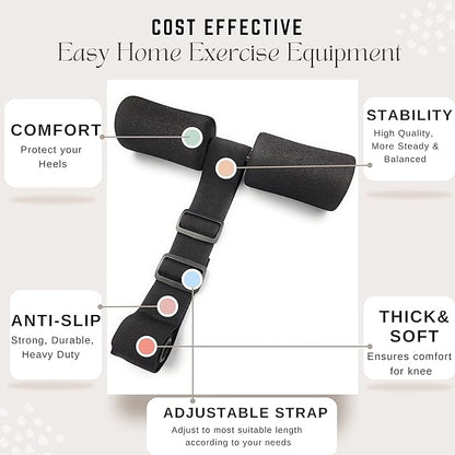 Nordic Hamstring Curl Strap with Knee Pad -