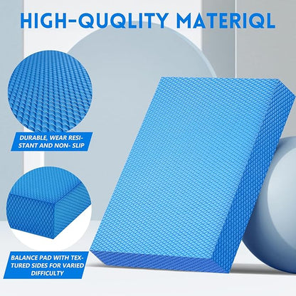 Balance Foam Pad, Balance Pads for Physical Therapy, Non-Slip Exercise Balance Board for Balance Workouts, Knee & Ankle Exercise, Core Balance and Strength Stability Training