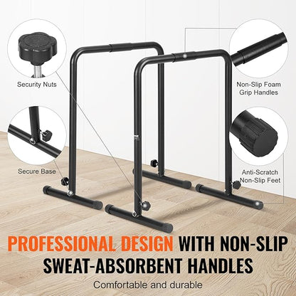VEVOR Dip Bars 440 lbs