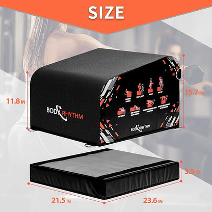 BODYRHYTHM Multi-Functional Total Body Workout Box for Hip Thrust