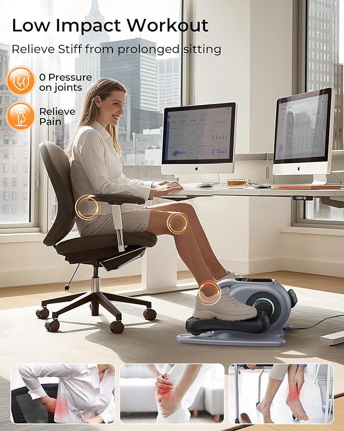 Under Desk Elliptical 10 Adjustable